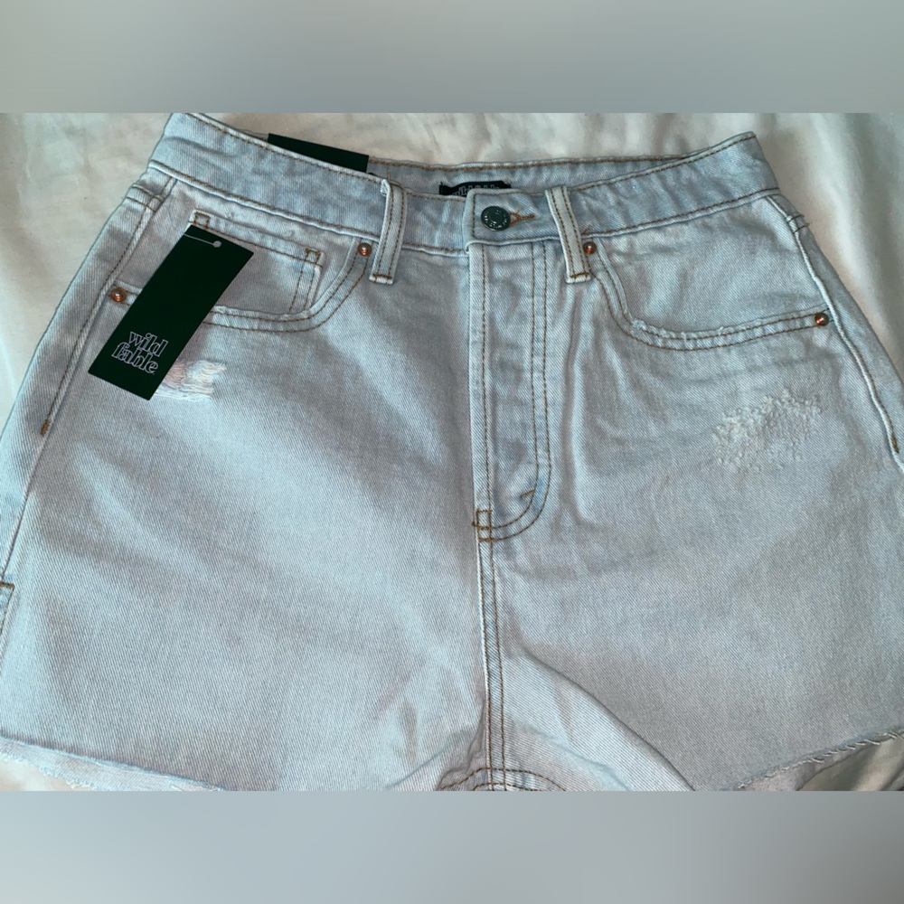 High rise shorts